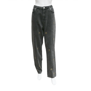 AMENDI | Rosie Embroidered Straight Leg Jeans