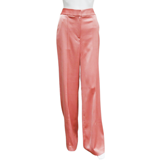 VERONICA BEARD | Edia Rose Satin Wide-Leg Pants