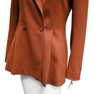 MM LAFLEUR | Gaia Pleated Double-Breasted Blazer