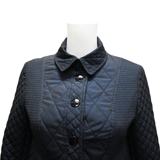 BURBERRY LONDON | Navy A-Line Quilted Jacket