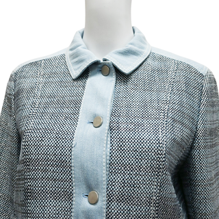 AKRIS PUNTO | Blue Tweed Denim Jacket