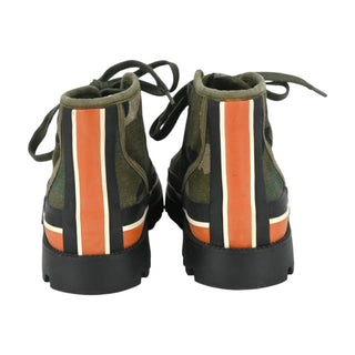 VALENTINO | Canvas Camouflage High-Top Sneakers