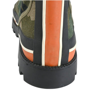 VALENTINO | Canvas Camouflage High-Top Sneakers