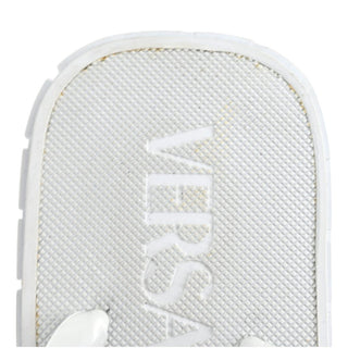 VERSACE | White Medusa Thong Sandals