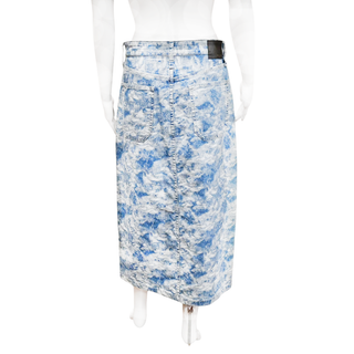 RAG & BONE | Jacquard Denim Midi Skirt