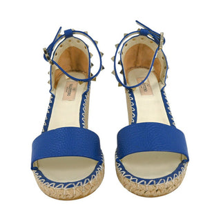 VALENTINO GARAVANI | Rockstud Espadrille Wedge Sandals