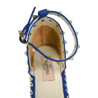 VALENTINO GARAVANI | Rockstud Espadrille Wedge Sandals