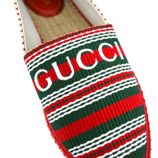 GUCCI | Sabela Striped Logo Espadrilles