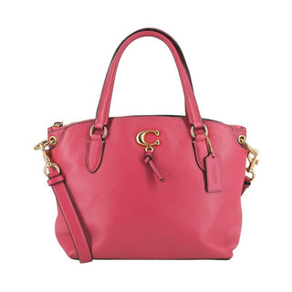 Remi Rouge Pink Leather Satchel