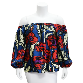 LA DOUBLE J' | Paloma Multicolor Floral Print Blouse