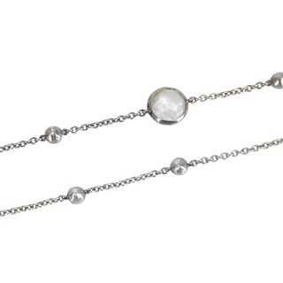 Lollipop Ball & Mother Of Pearl Station Necklace