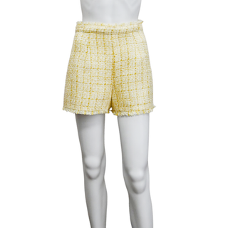 CINQ A SEPT | Coronado Yellow Tweed Shorts