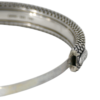 Two-Tone Sliding Caviar Bangle