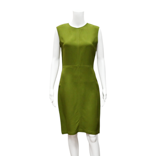 BURBERRY | Deep Fern Green Sheath Dress