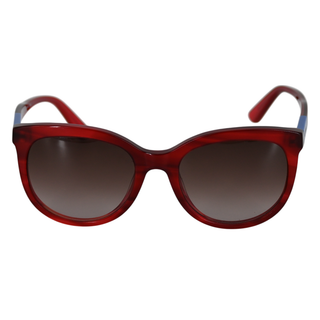 Red & Blue Colorblock Sunglasses