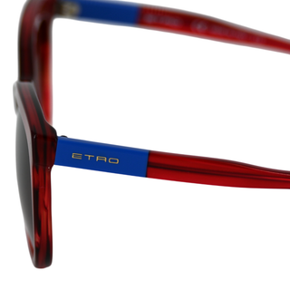 Red & Blue Colorblock Sunglasses