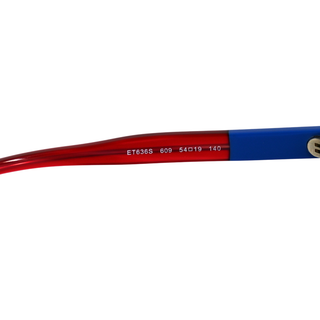 Red & Blue Colorblock Sunglasses