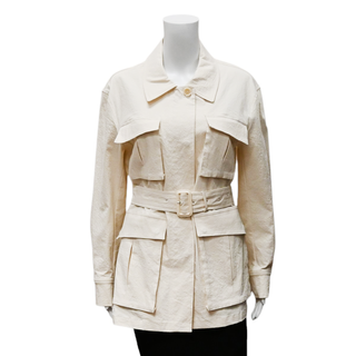 BLOSSOM | Cream Belted Jacket