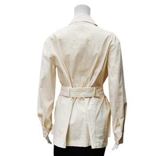 BLOSSOM | Cream Belted Jacket