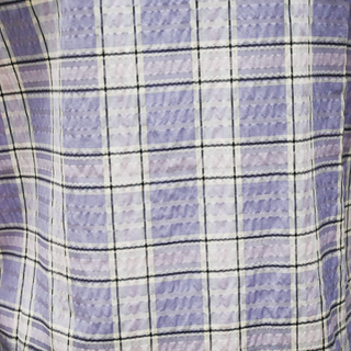 GANNI | Violet Check Persian Sleeveless Blouse