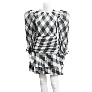 BALMAIN | Shepherd Check Pattern Dress