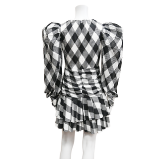 BALMAIN | Shepherd Check Pattern Dress