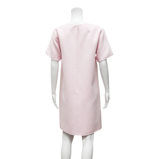 MICHAEL KORS COLLECTION | Pink Fleece Wool Blend Shift Dress