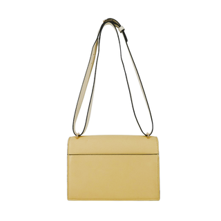 TORY BURCH | Pastel Yellow Logo Shoulder Bag