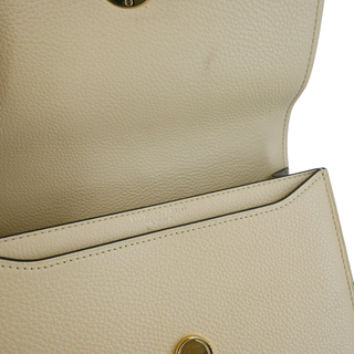 TORY BURCH | Pastel Yellow Logo Shoulder Bag