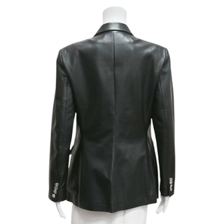 RALPH LAUREN | Black Leather Blazer