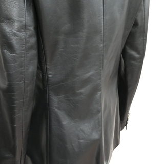 RALPH LAUREN | Black Leather Blazer