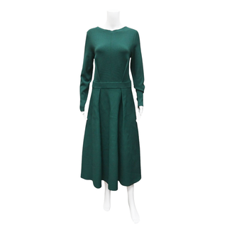 THE FOLD | Bellarina Green Knit Dress