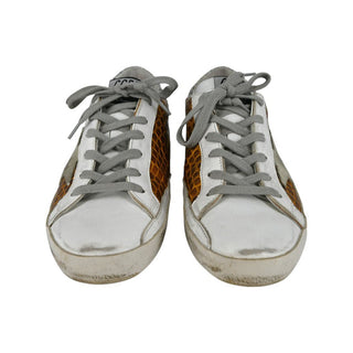 GOLDEN GOOSE | Glitter Embossed Super-Star Sneakers