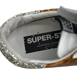 GOLDEN GOOSE | Glitter Embossed Super-Star Sneakers