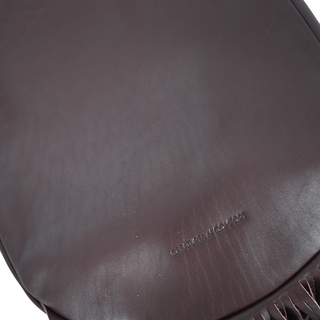 CREATURES OF COMFORT | Plum Leather Fringe Shoulder Bag