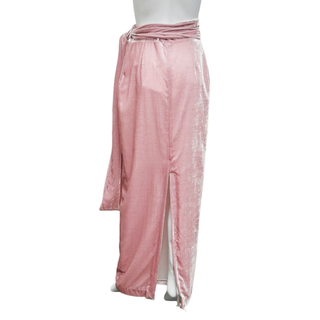 BERNADETTE | Bernard Pink Velvet Skirt