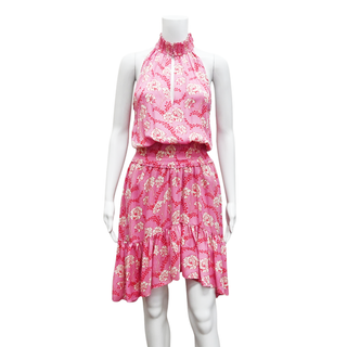 ALC | Cody Floral Smocked Silk Dress