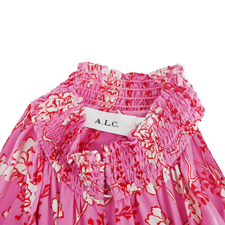 ALC | Cody Floral Smocked Silk Dress