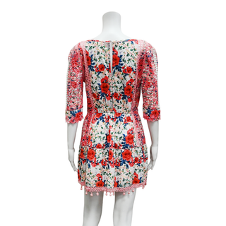 LOVESHACKFANCY | Novalie Embroidered Floral Mini Dress