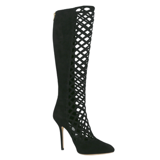 JIMMY CHOO | Delta Black Suede Boots