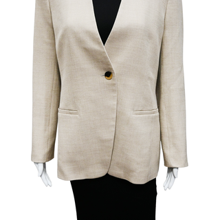 LAFAYETTE148 | Wool Collarless Blazer