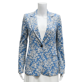 ALICE + OLIVIA | Macey Cornflower Blue Floral Blazer