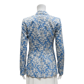 ALICE + OLIVIA | Macey Cornflower Blue Floral Blazer