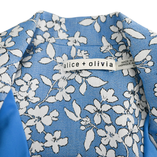 ALICE + OLIVIA | Macey Cornflower Blue Floral Blazer