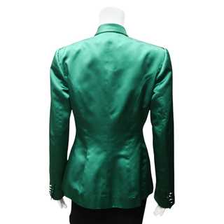 RALPH LAUREN | Green Silk Evening Jacket