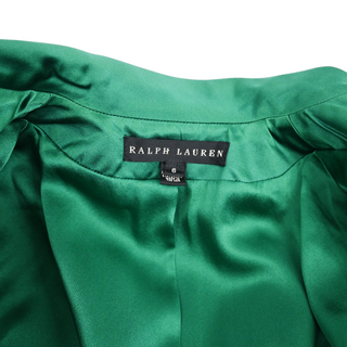 RALPH LAUREN | Green Silk Evening Jacket