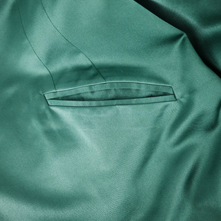 RALPH LAUREN | Green Silk Evening Jacket