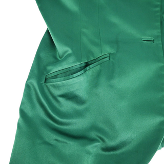 RALPH LAUREN | Green Silk Evening Jacket