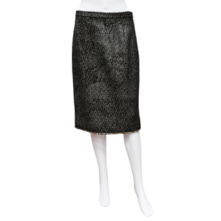 OSCAR DE LA RENTA | Wool Tweed Sheath Skirt