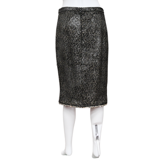 OSCAR DE LA RENTA | Wool Tweed Sheath Skirt